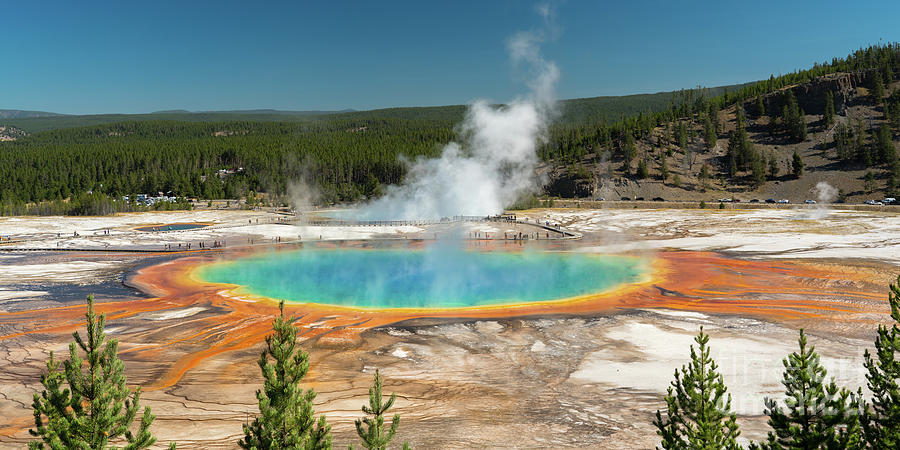 Grand Prismatic Spring 1 Photograph by Jim Schmidt MN