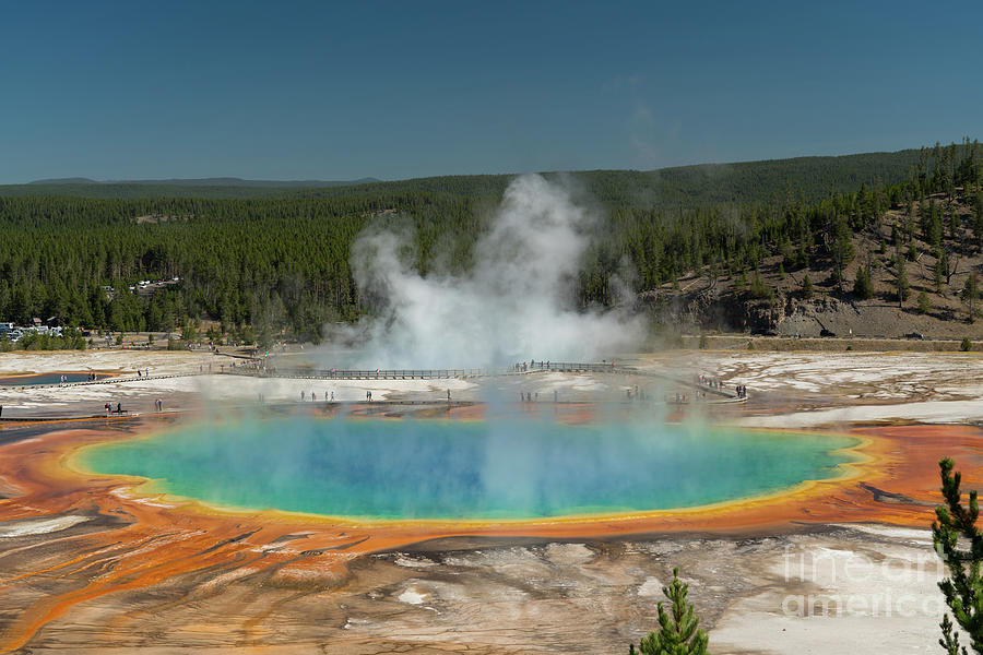 Grand Prismatic Spring 2 Photograph by Jim Schmidt MN