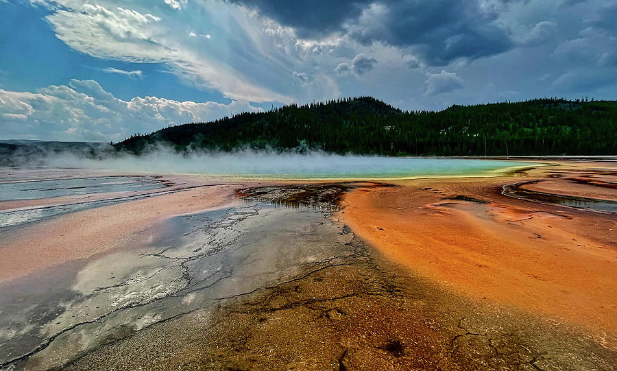 Grand Prismatic Spring 2 Photograph by Judy Vincent