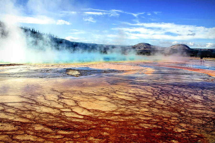 Grand Prismatic Spring Photograph by Donna Kennedy