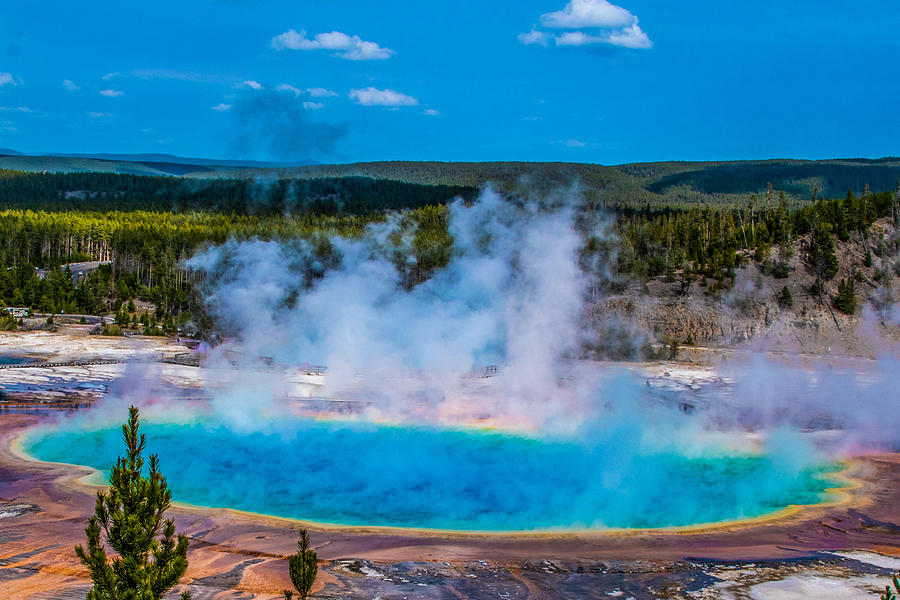 Grand Prismatic Spring Photograph by Jessica Guthrie | Pixels