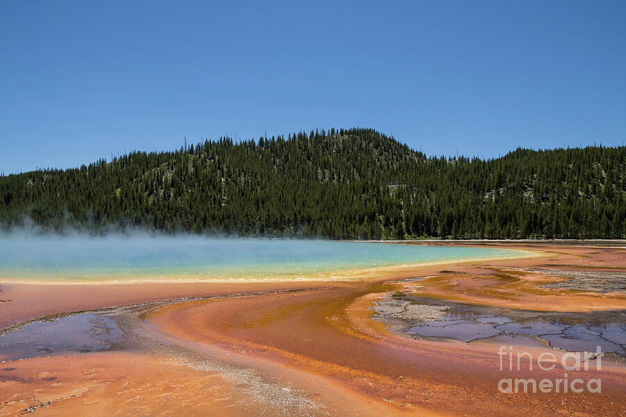 Grand Prismatic Spring Photograph by Suzanne Luft