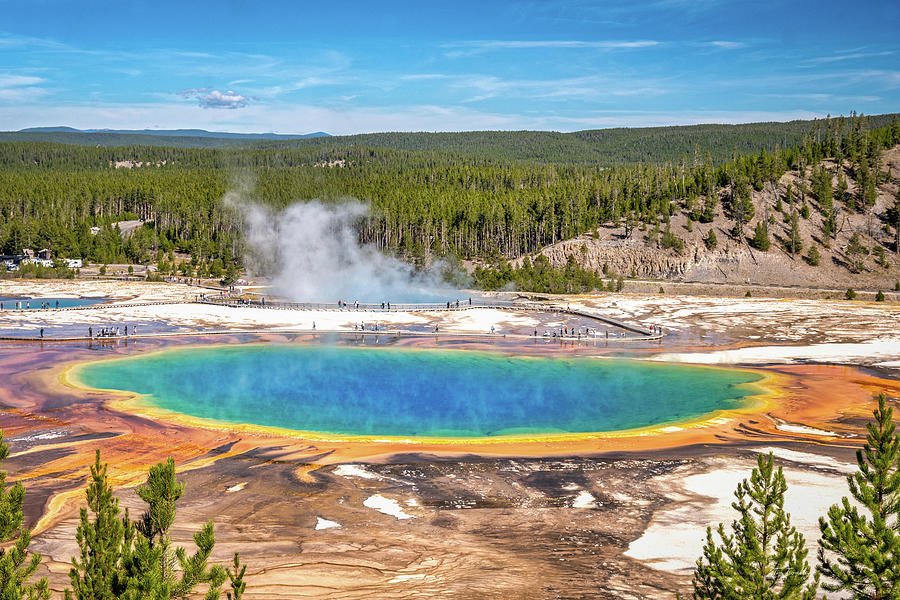 Grand Prismatic Spring Photograph by Tim Trombley - Fine Art America