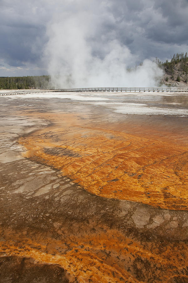 Grand Prismatic Spring, Wyoming, USA Photograph by David Henderson
