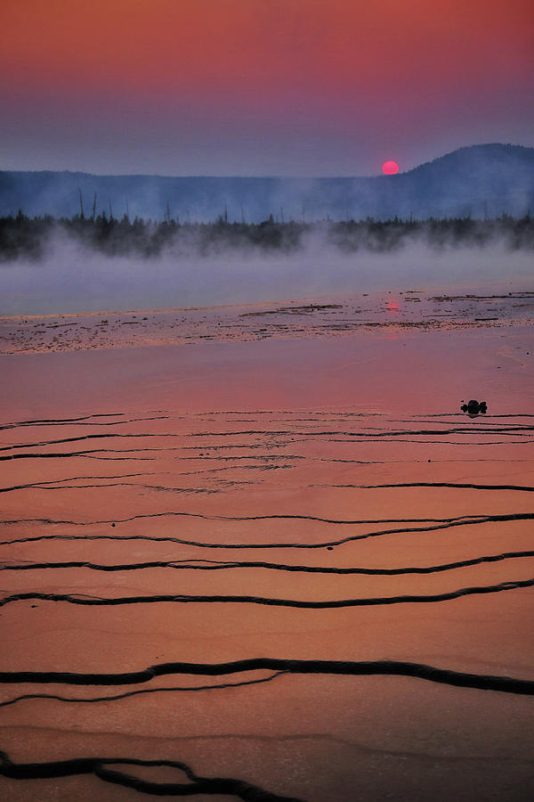 Grand Prismatic Sunset Dream Photograph by Go and Flow Photos