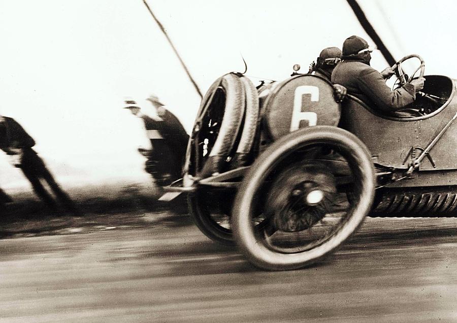 Grand Prix 1912 Digital Art by Kim Kent