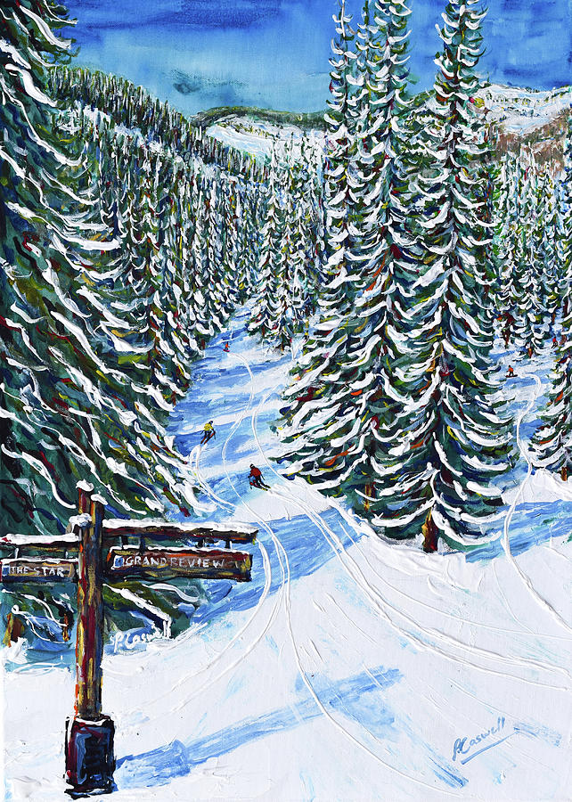 Grand Review Vail Painting by Pete Caswell