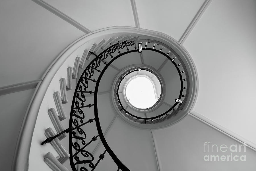 Grand Spiral Staircase in Historic Colonial Quito Photograph by Tom Schwabel
