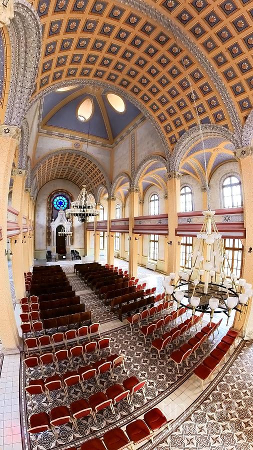 Grand Synagogue of Edirne in Turkey Digital Art by Benny Marty