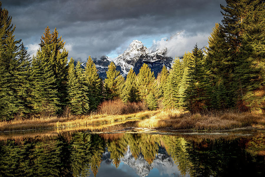 Grand Teton Photograph by Jon Snyder