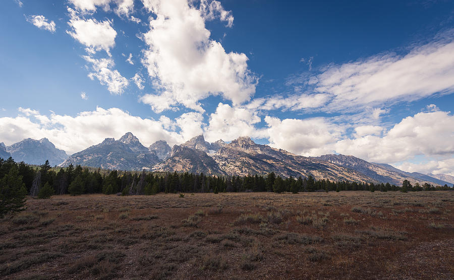 Grand Teton Mountain Range Panorama Photograph by Daniel Viñé Garcia