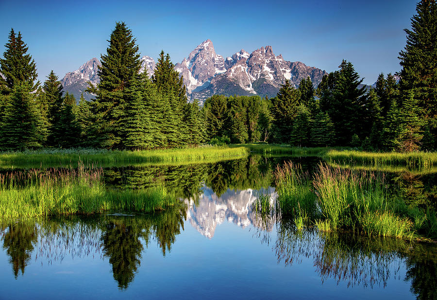 Grand Teton Range Reflection. Grand Tetons National Park Photograph by ...