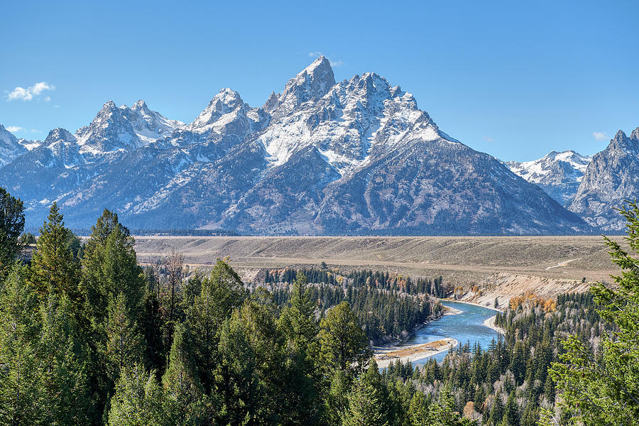 Grand Tetons And Snake River Photograph by Paul Freidlund