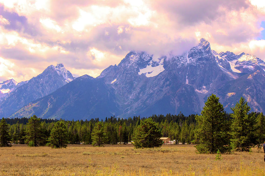 Grand Tetons Stormy Skies  Photograph by Cathy Anderson