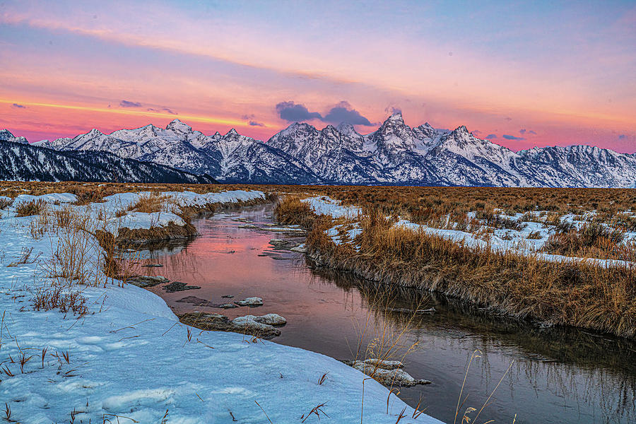 Grand Tetons Winter Sunrise III Photograph by Douglas Wielfaert