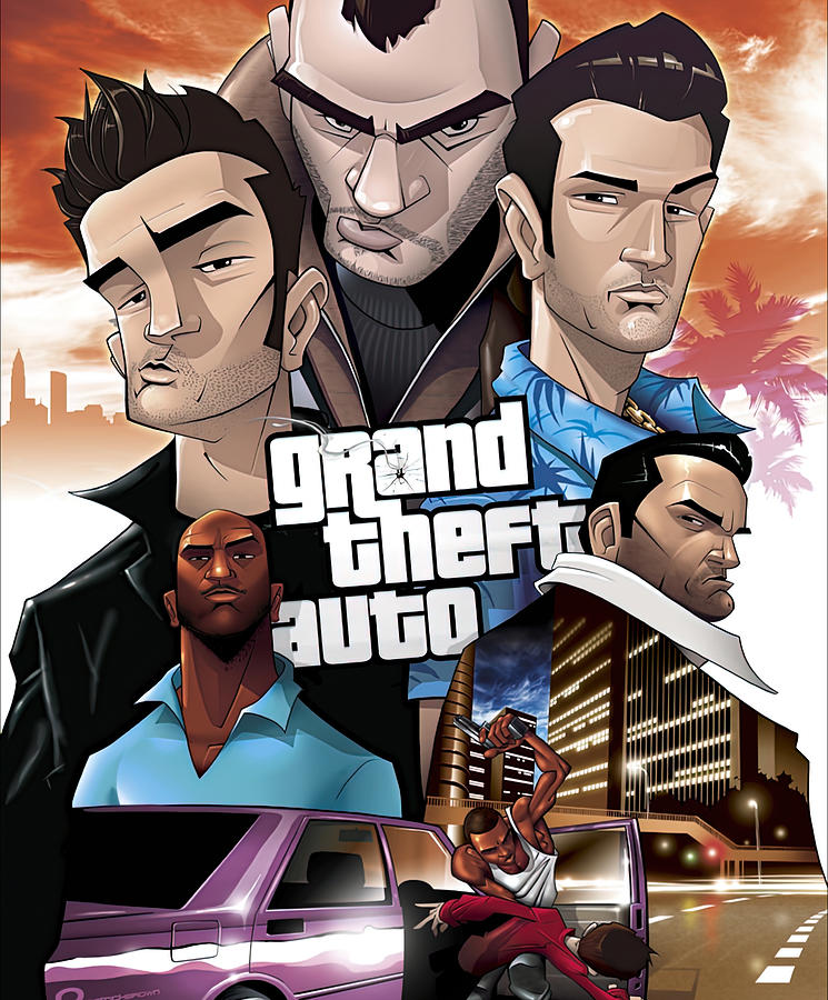 Grand Theft Auto 5 Vice City The definitive edition iPhone Case by Maryam  Hamilton - Pixels