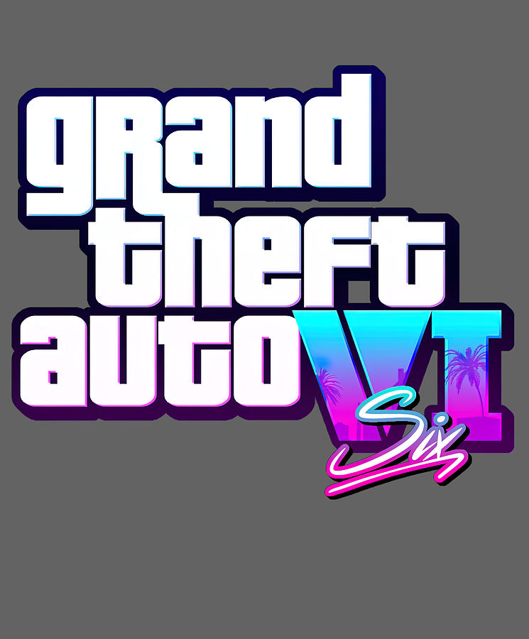 Grand Theft Auto VI (GTA VI) Logo (Fanmade) by Loopinnu on DeviantArt