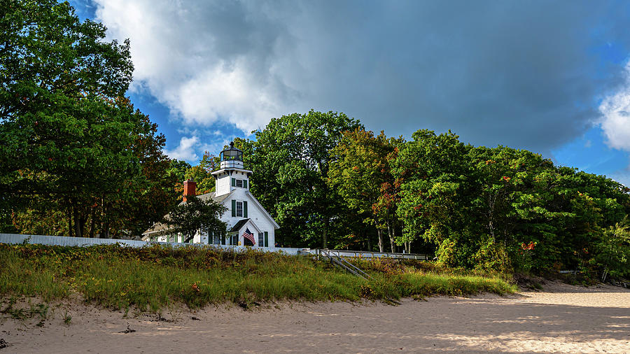 Grand Traverse Lighthouse Photograph by Travel Quest Photography