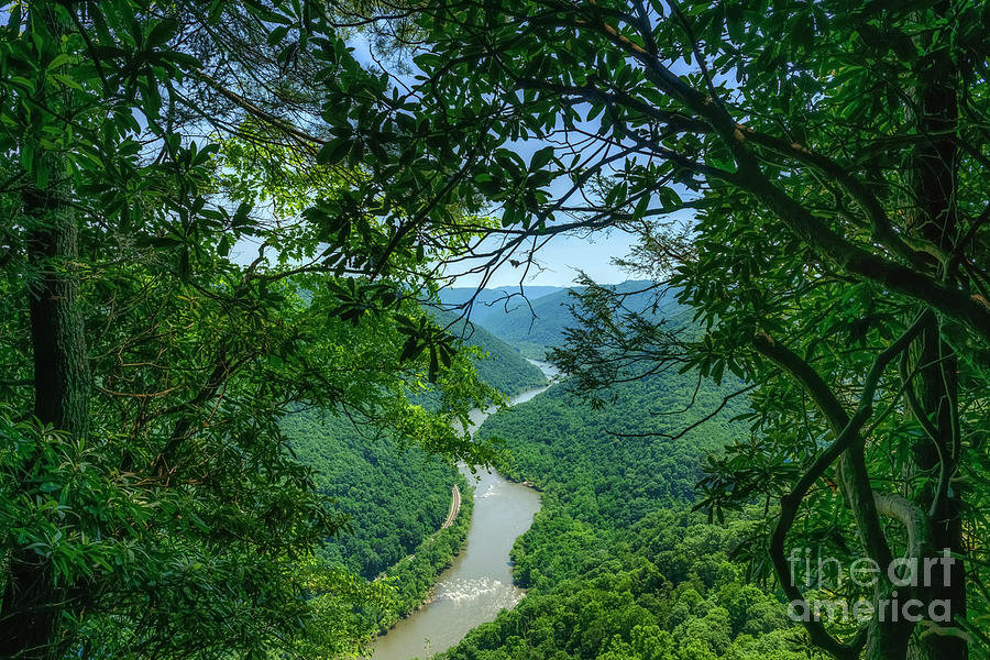 Grand View New River Photograph by Thomas R Fletcher