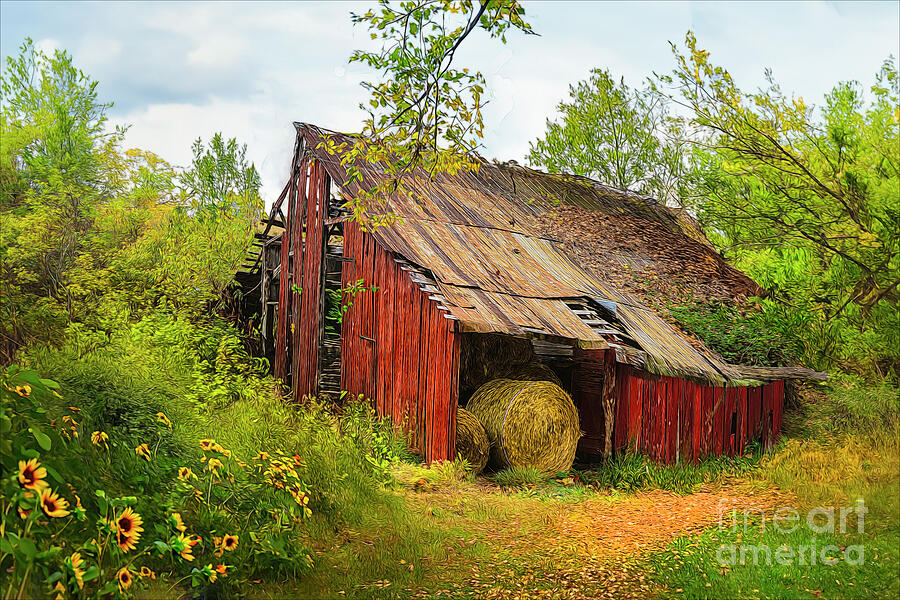 Grandfathers Barn In the Appalachians Photograph by Shelia Hunt
