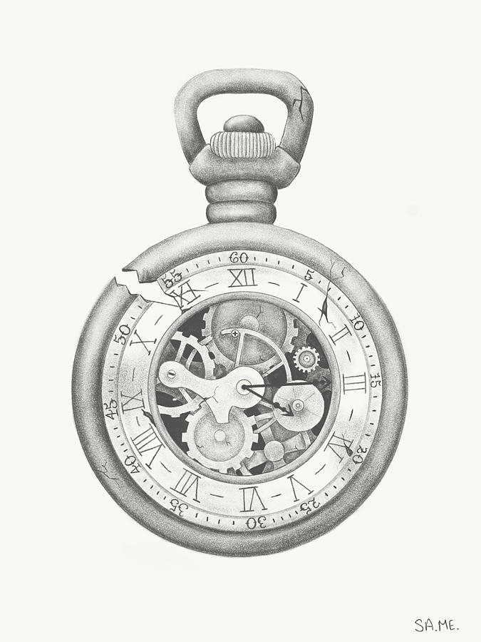 6+ Drawings Of Pocket Watches
