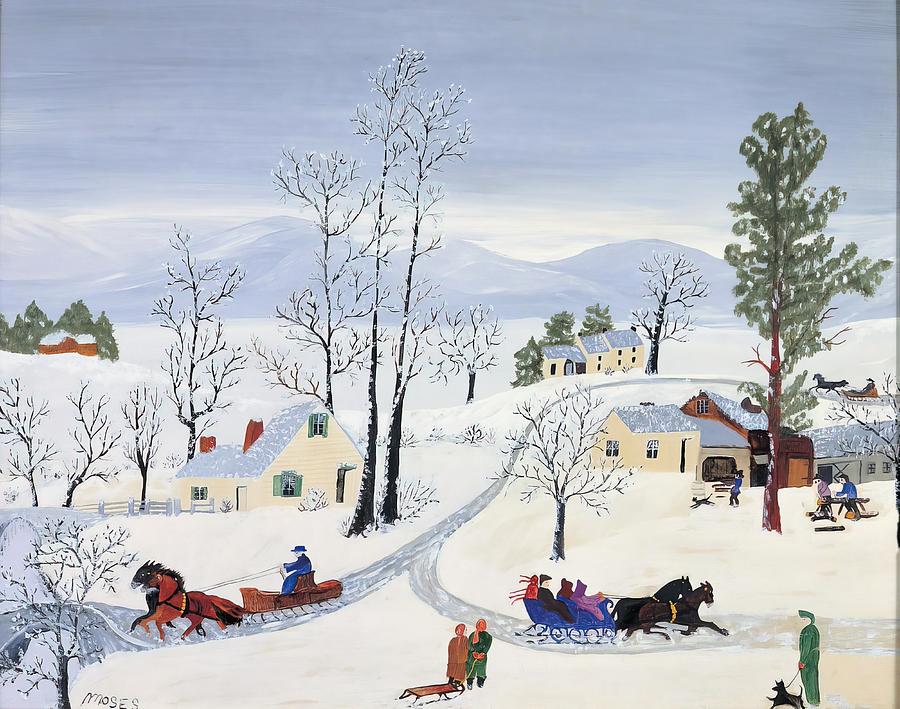 Grandma Moses The Artist Who Brought Folk Art to the Forefront Painting ...