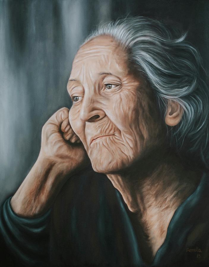Grandma  Painting by Renata Bosnjak