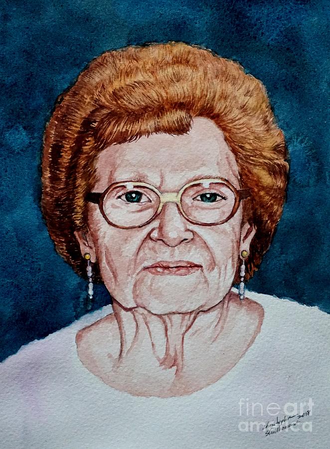 Grandma Simon Painting by Christopher Shellhammer