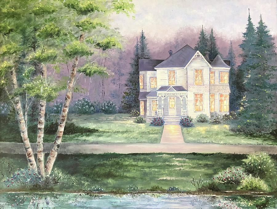 Great-grandma Jone's House Painting by Diane O'connor - Fine Art America