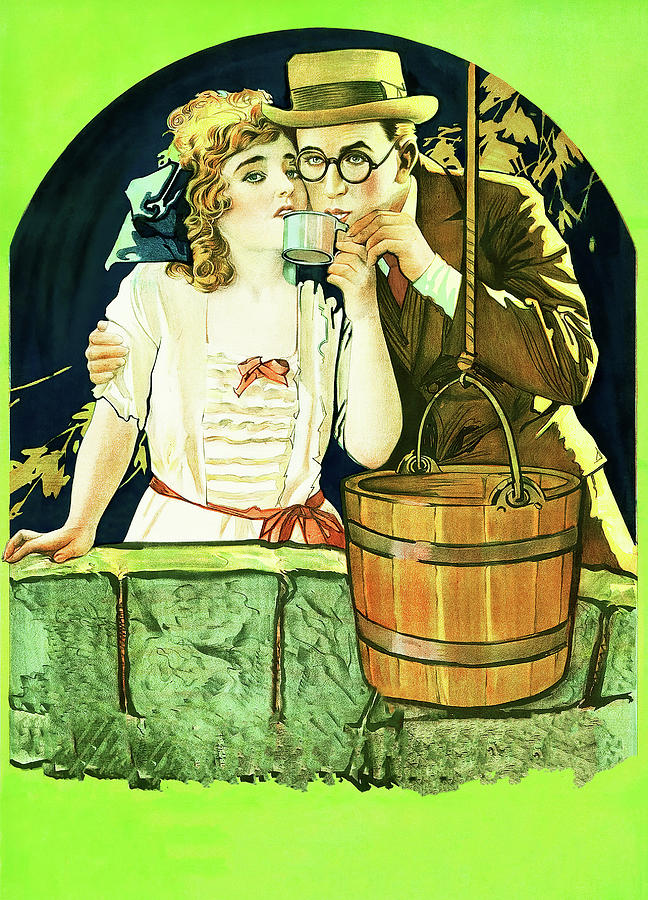 Vintage Painting - Grandmas Boy, 1922, movie poster painting by Movie World Posters