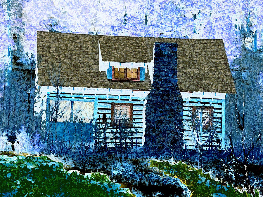 Grandmas Cottage Digital Art by Vallee Johnson