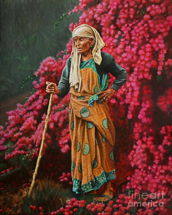 Grandmother Painting by Ken Kvamme