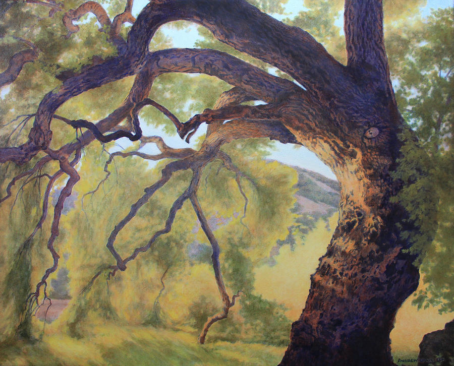 Grandmother Oak Painting by Andrew Danielsen