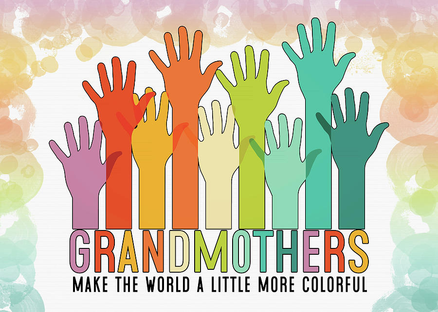Grandmothers Make the World Colorful Digital Art by Doreen Erhardt