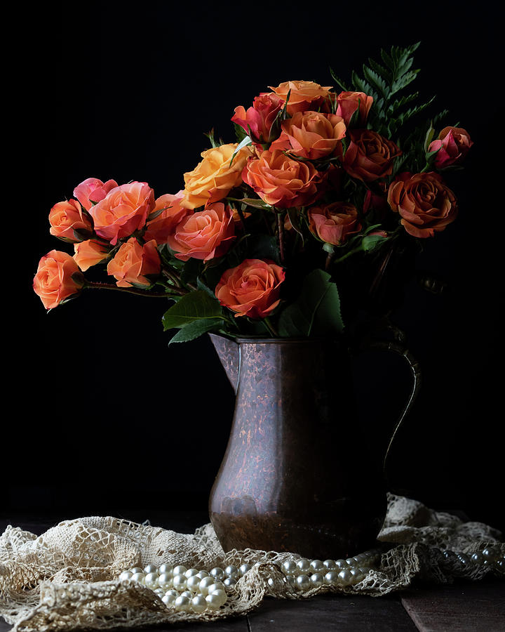 Grandmothers Roses Photograph by Holly Ross
