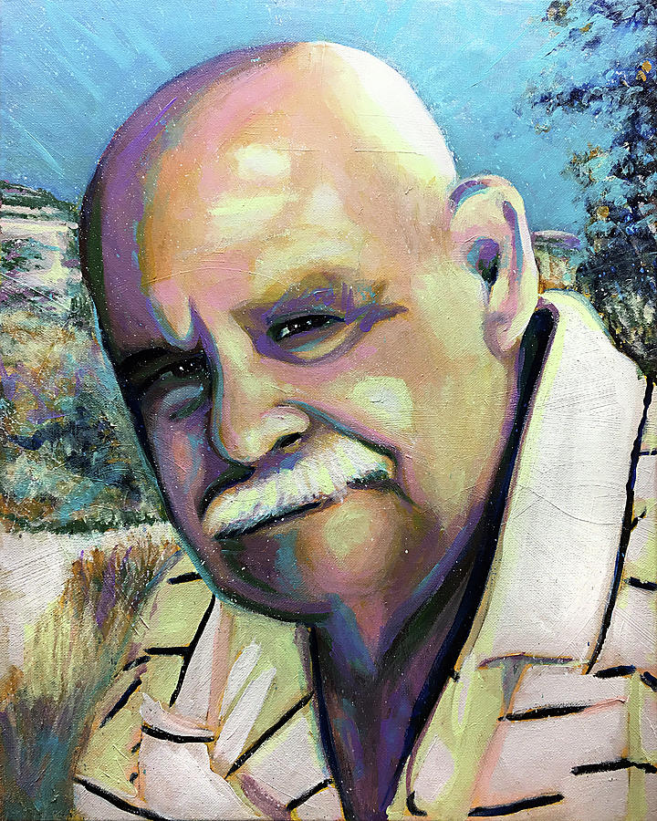 Grandpa Gorra Painting by Steve Gamba