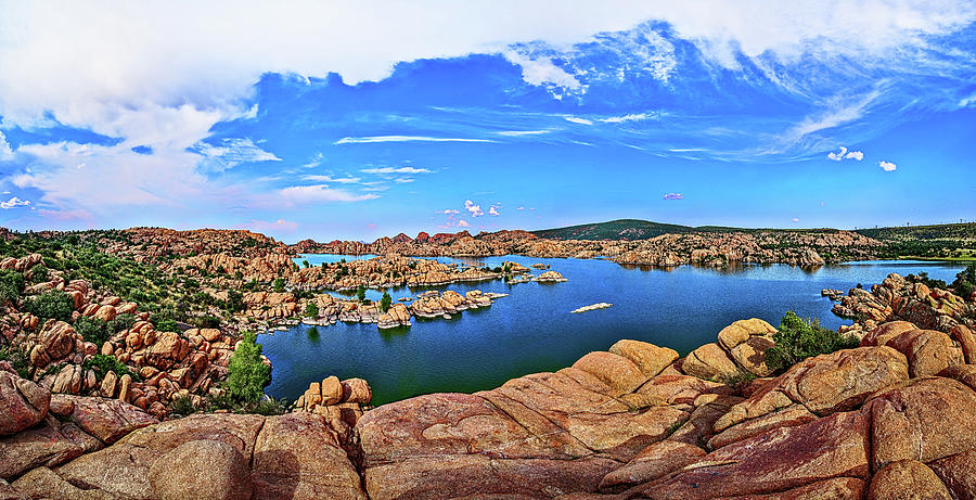 Granite Dells At Watson Lake, Prescott, Arizona Photograph by Don Schimmel