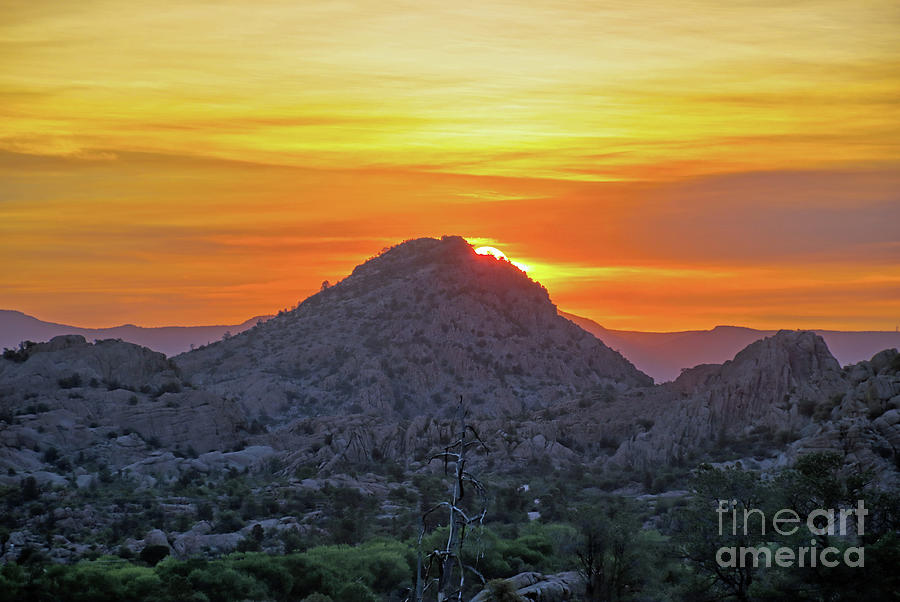 Granite Dells Sunrise Photograph by Bob Hislop