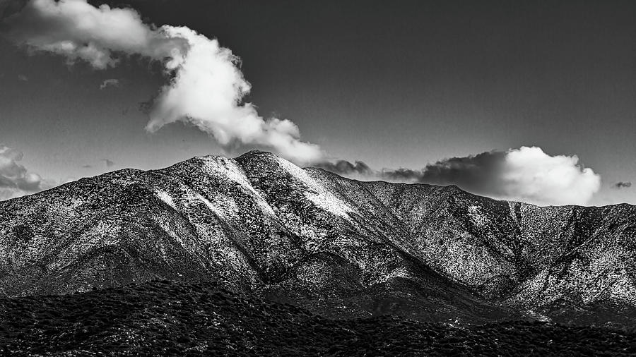 Granite Mountain in Snow Photograph by Peter Tellone