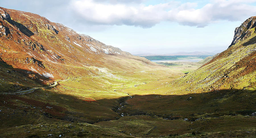 Granny Pass in Autumn 2 - County Donegal  Photograph by Lexa Harpell