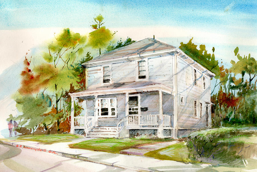 Grannys House Painting by P Anthony Visco