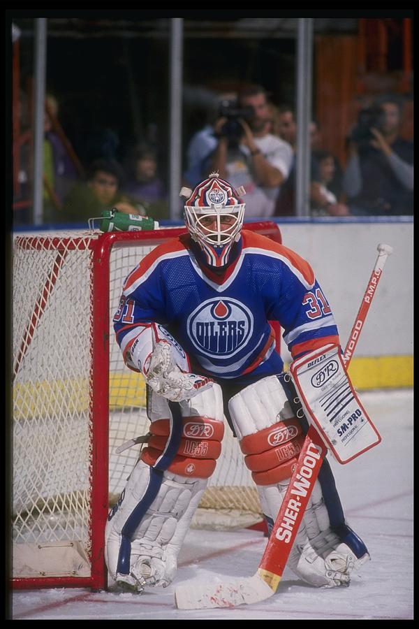 Grant Fuhr Photograph by Mike Powell