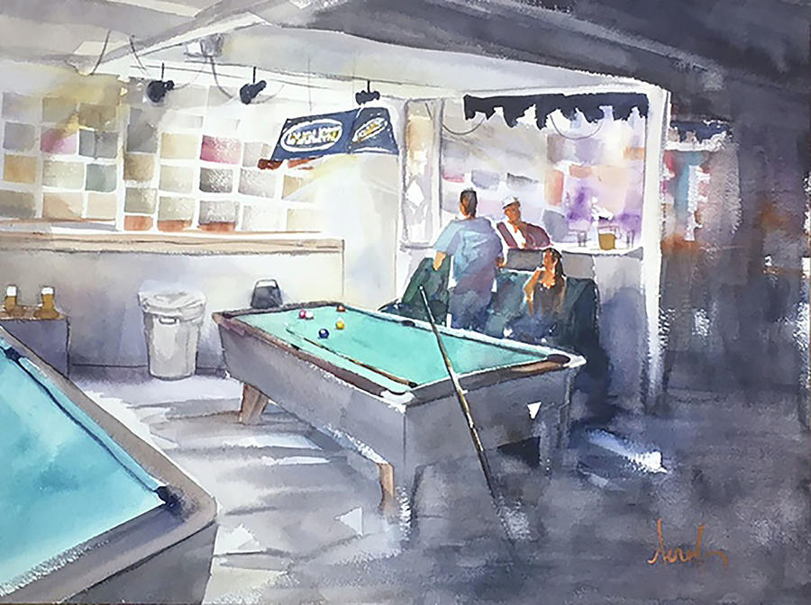 Grants Lounge Painting by Scott Serafy