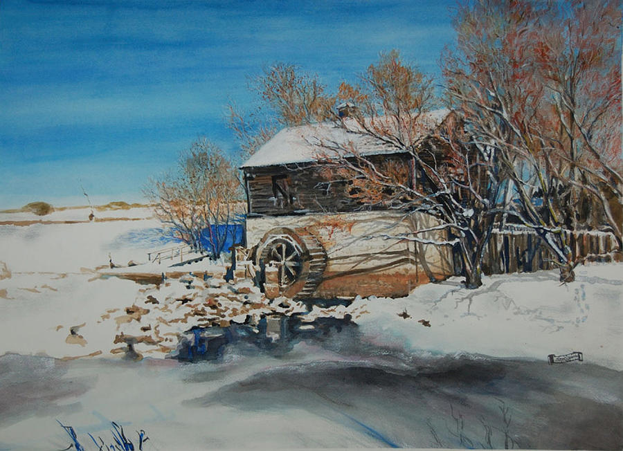 Grants Old Mill Painting by Susan Moore