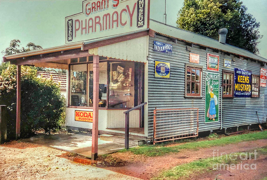 Architecture Photograph - Grants Pharmacy Museum - Western Australia by Miriam Danar