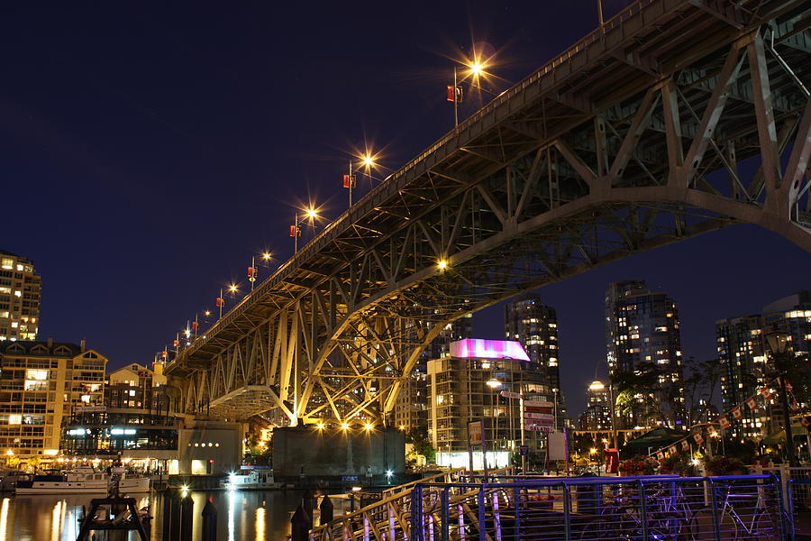 Granville Street Bridge Photograph by Tristan Vance