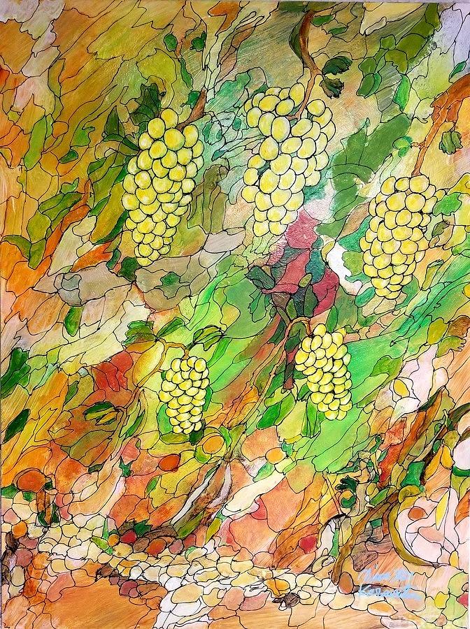 Grape Vines Painting by Nicholas Karousatos - Fine Art America