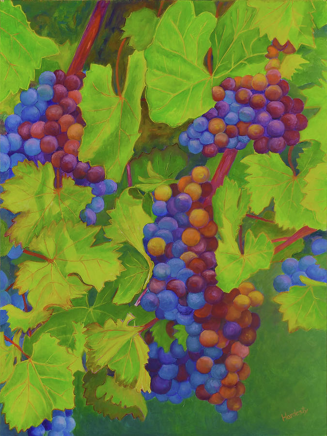 Grapevine Painting by David Hardesty
