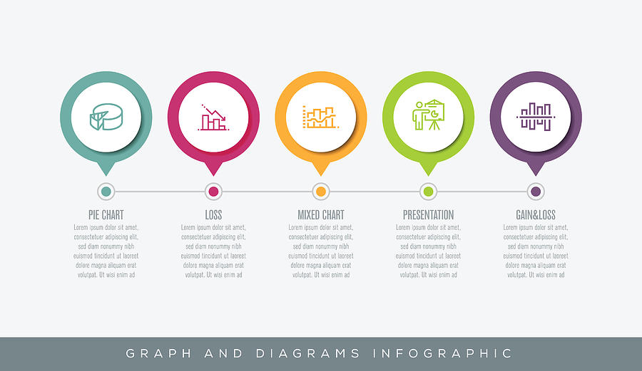 Graph and Diagrams Infographic Drawing by Enis Aksoy