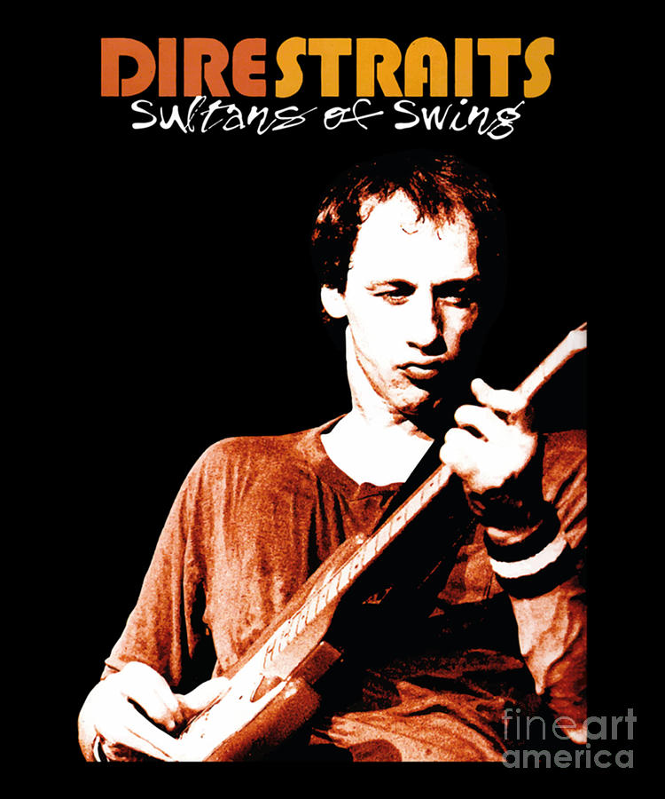 Graphic Dire Straits Music Gift For Fans Digital Art by Rocking The ...